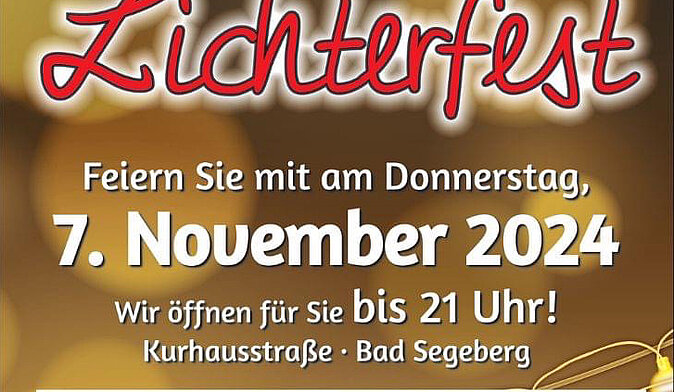 16. Lichterfest in Bad Segeberg