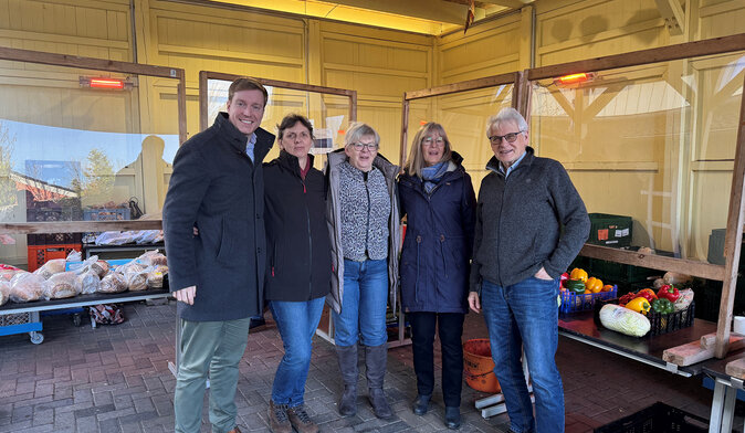 Geschäftsführer Marco Voß bei den Tafeln