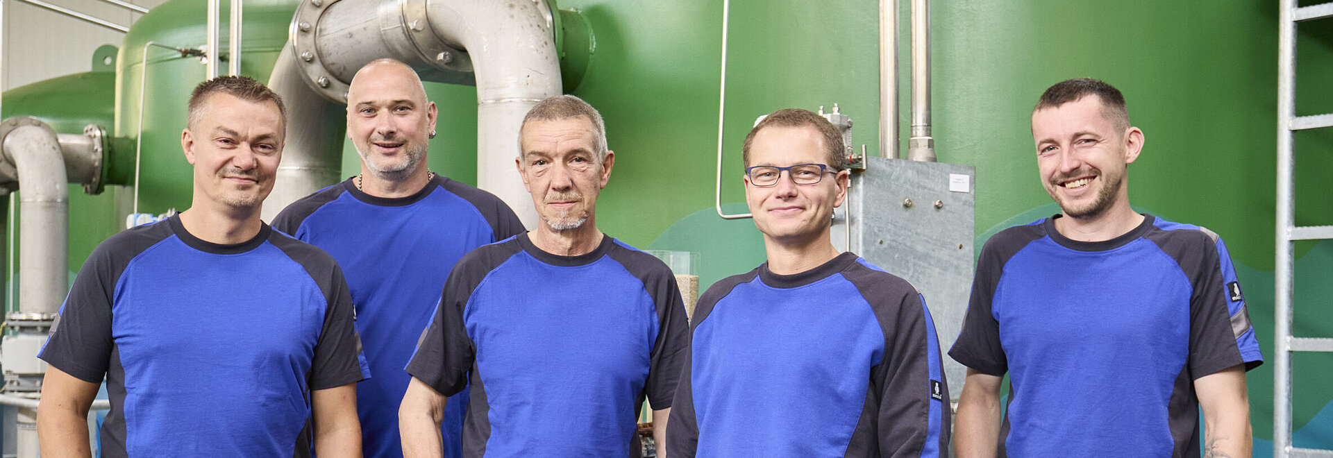 Teamfoto der Mitarbeiter